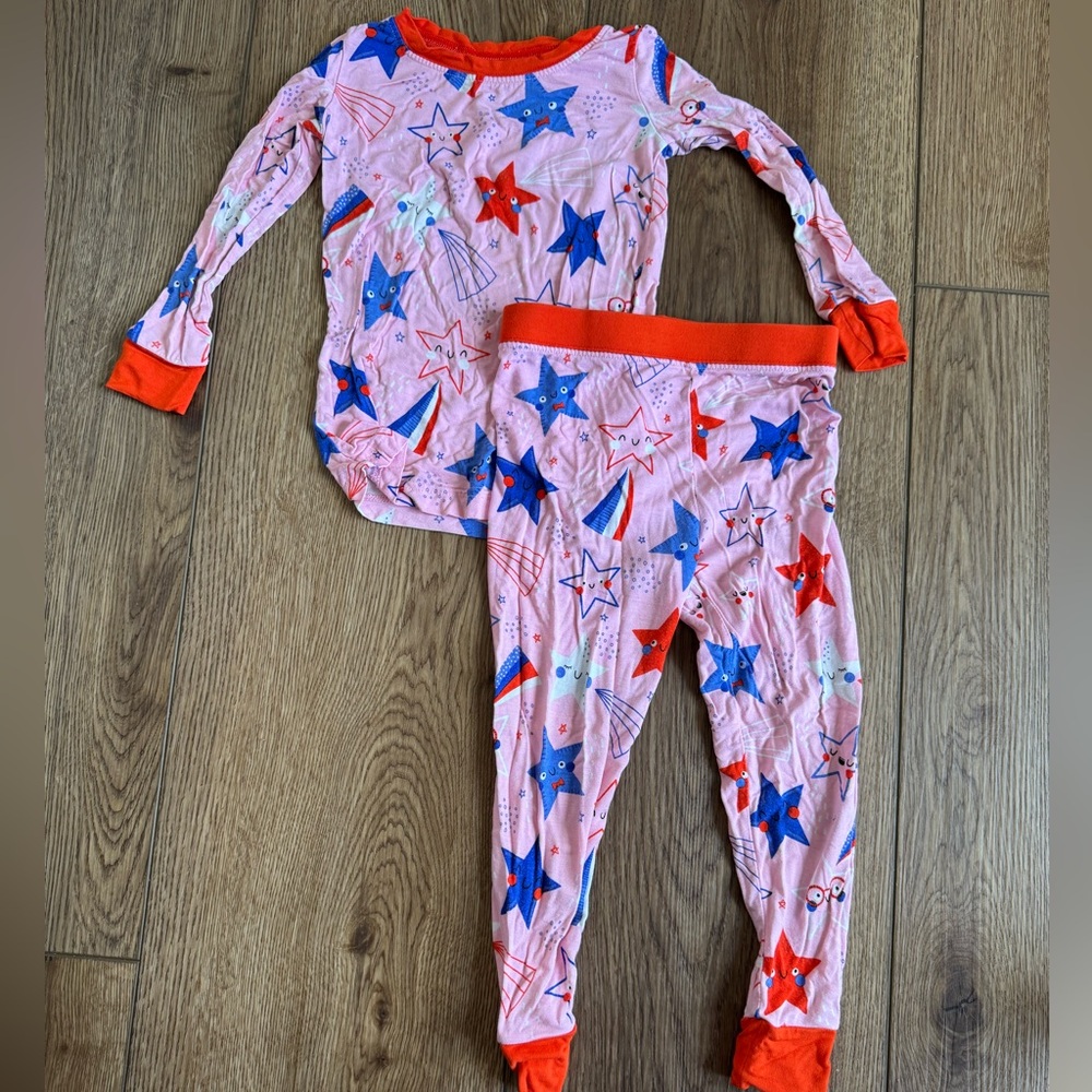 Little Sleepies Bamboo Pajamas 2 Piece Fireworks